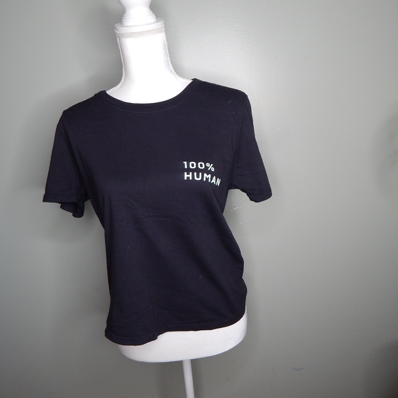 everlane Tops - Everlane Womens 100% Human Black Tee Sz Small